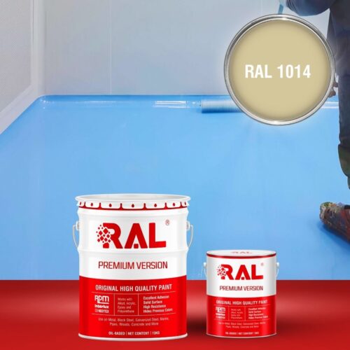 Sơn sàn bê tông Epoxy tự san RAFLOOR GUARD SL 1014 1 B5 Son san Epoxy tu san RAL 1014 1