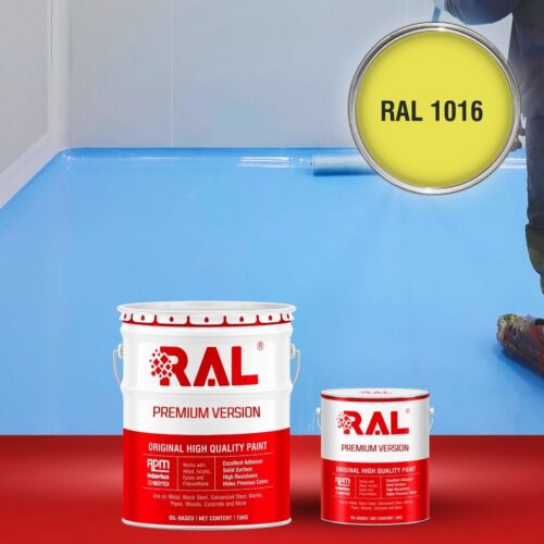 Sơn sàn bê tông Epoxy tự san RAFLOOR GUARD SL 1016 1 B5 Son san Epoxy tu san RAL 1016 1