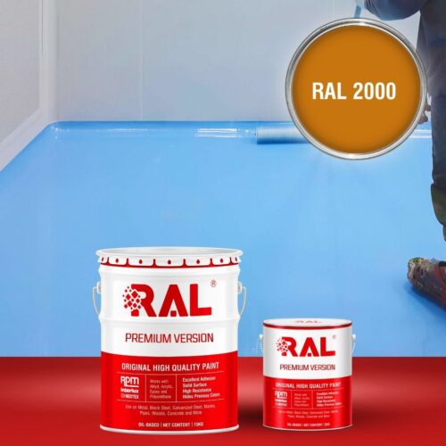 Sơn sàn bê tông Epoxy tự san RAFLOOR GUARD SL 2000 1 B5 Son san Epoxy tu san RAL 2000 1