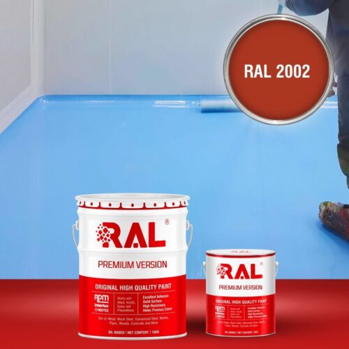Sơn sàn bê tông Epoxy tự san RAFLOOR GUARD SL 2002 1 B5 Son san Epoxy tu san RAL 2002 1