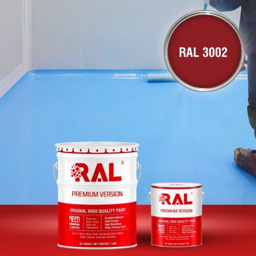 Sơn sàn bê tông Epoxy tự san RAFLOOR GUARD SL 3002 1 B5 Son san Epoxy tu san RAL 3002 1