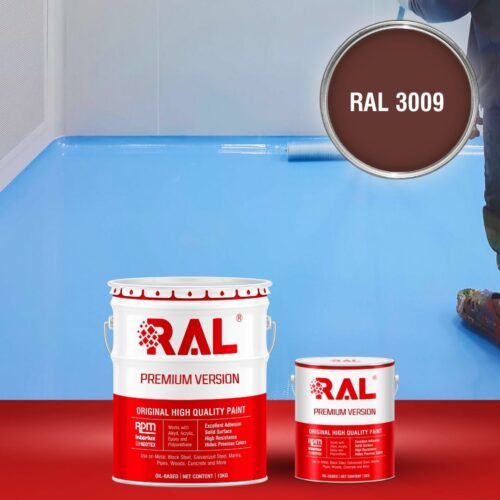 Sơn sàn bê tông Epoxy tự san RAFLOOR GUARD SL 3009 1 B5 Son san Epoxy tu san RAL 3009 1