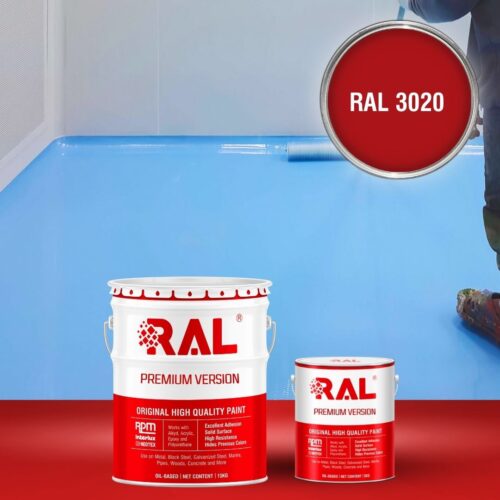 Sơn sàn bê tông Epoxy tự san RAFLOOR GUARD SL 3020 1 B5 Son san Epoxy tu san RAL 3020 1