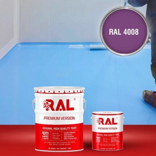Sơn sàn bê tông Epoxy tự san RAFLOOR GUARD SL 4008 1 B5 Son san Epoxy tu san RAL 4008 1