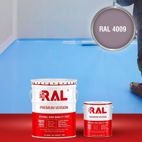 Sơn sàn bê tông Epoxy tự san RAFLOOR GUARD SL 4009 1 B5 Son san Epoxy tu san RAL 4009 1