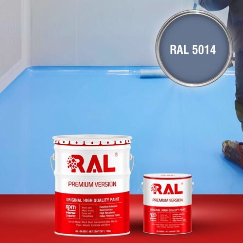 Sơn sàn bê tông Epoxy tự san RAFLOOR GUARD SL 5014 1 B5 Son san Epoxy tu san RAL 5014 1