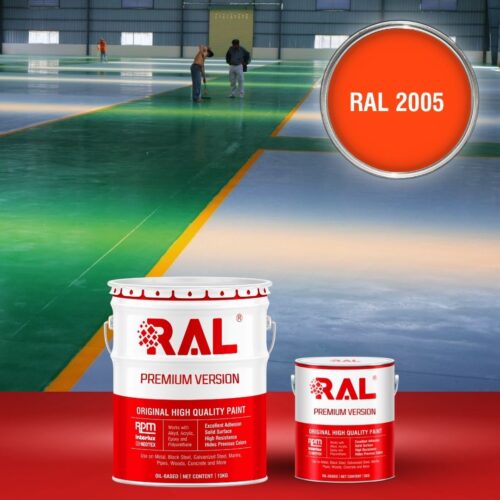 Sơn sàn bê tông Epoxy hệ lăn RAL RAFLOOR GUARD 2005 1 B8 Son san Epoxy he lan RAL 2005 1