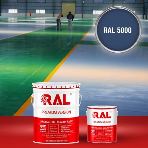 Sơn sàn bê tông Epoxy hệ lăn RAL RAFLOOR GUARD 5000 1 B8 Son san Epoxy he lan RAL 5000 1
