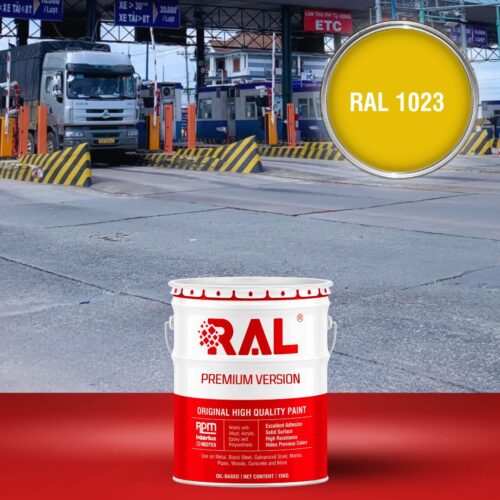 C21 Son tram giao thong Alkyd nhanh kho RAL 1023 1