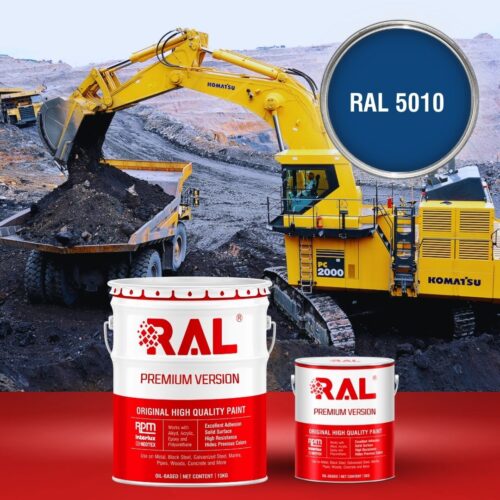 A3 Son Polyurethane cao cap RAL 5010 1
