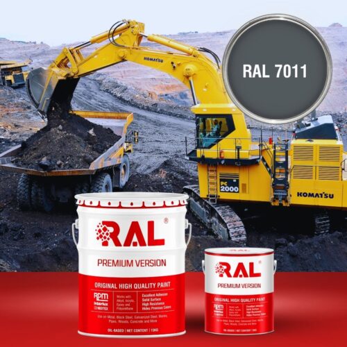 A3 Son Polyurethane cao cap RAL 7011 1