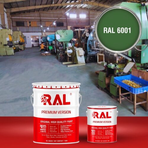 Sơn Epoxy cao cấp cho kim loại RAL RAGUARD 6001 1 A5 Son Epoxy cao cap RAL 6001 1