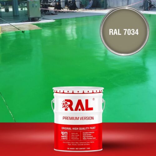 B10 Son san Acrylic 2IN1 Lot phu RAL 7034 1