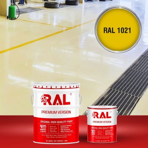 Sơn sàn bê tông chống tĩnh điện RAL RAFLOOR ANTI-STATIC 1021 1 B11 Son san chong tinh dien RAL 1021 1