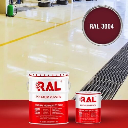 Sơn sàn bê tông chống tĩnh điện RAL RAFLOOR ANTI-STATIC 3004 1 B11 Son san chong tinh dien RAL 3004 1
