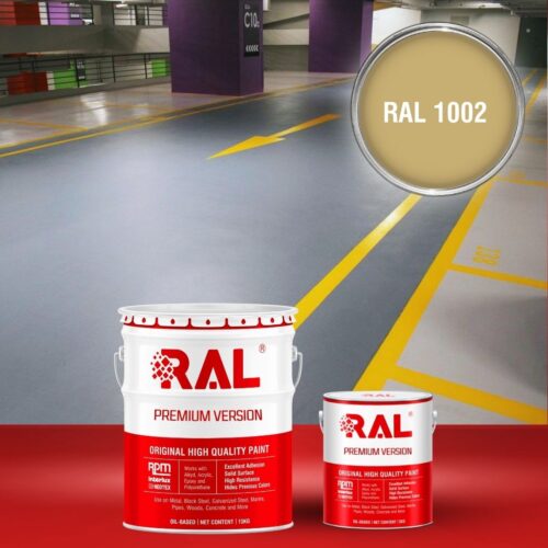 B23 Son san Garage Epoxy he lan RAL 1002 1
