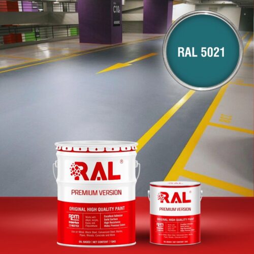 B23 Son san Garage Epoxy he lan RAL 5021 1