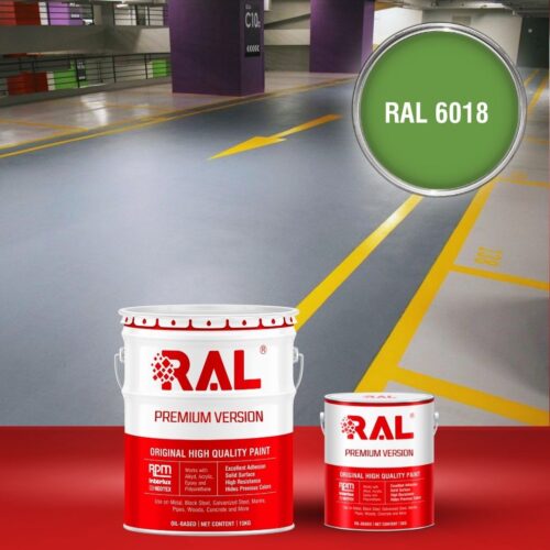 B23 Son san Garage Epoxy he lan RAL 6018 1