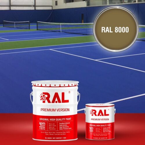 B27 Son san the thao Epoxy tu san RAL 8000 1