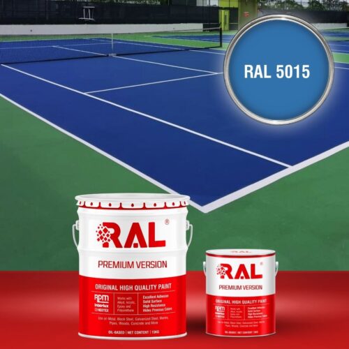 B30 Son san the thao Epoxy he lan RAL 5015 1