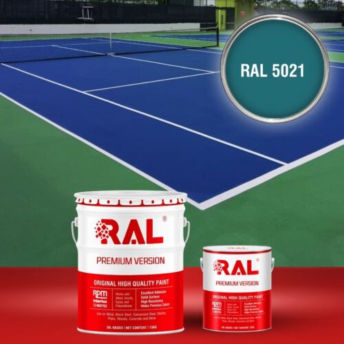 B30 Son san the thao Epoxy he lan RAL 5021 1