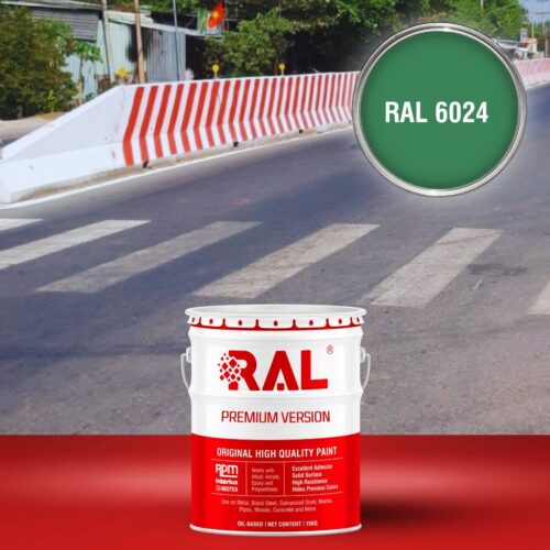 C13 Son bo via phan quang Alkyd RAL 6024 1