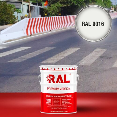 C13 Son bo via phan quang Alkyd RAL 9016 1